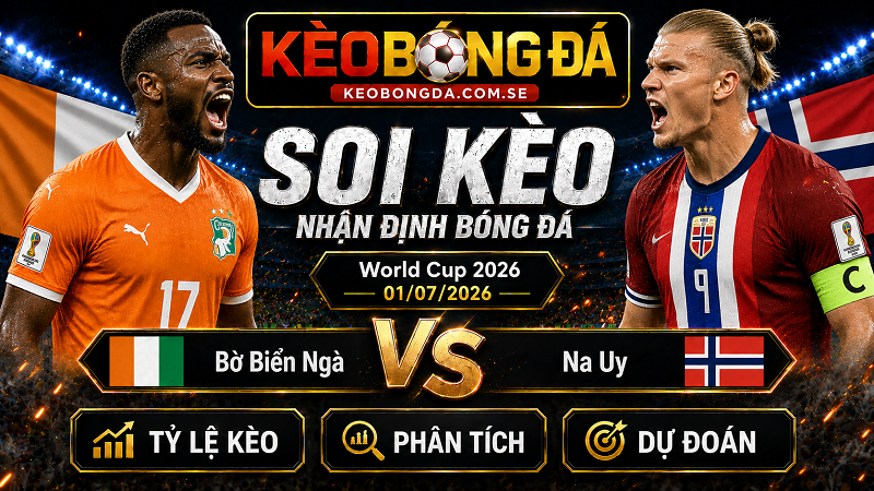 Đội hình dự kiến trước trận Bờ Biển Ngà và Na Uy Đội hình dự kiến trước trận Bờ Biển Ngà và Na Uy