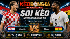 Đội hình dự kiến trước trận Croatia và Ghana