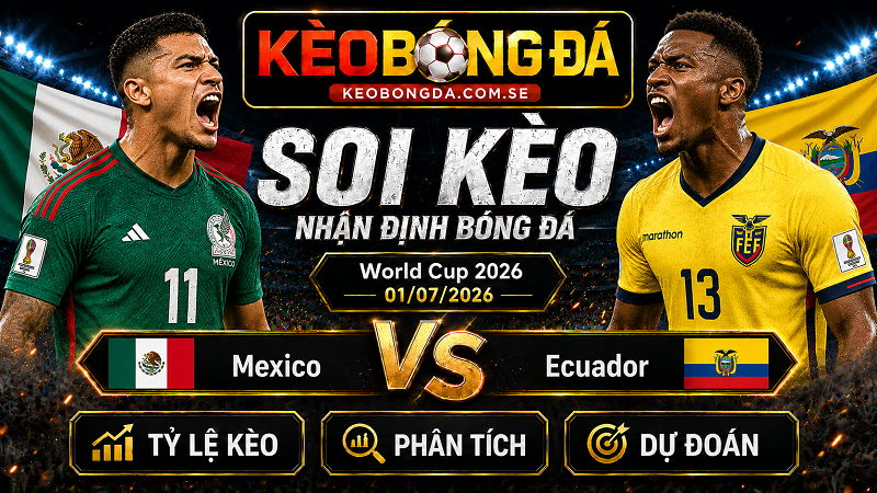 Đội hình dự kiến trước trận Mexico và Ecuador Đội hình dự kiến trước trận Mexico và Ecuador